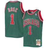Mens Chicago Bulls Mitchell & Ness 2008-09 Hardwood Classics Jersey - Rose Green