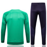 Mens Brazil Jacket + Pants Training Suit Green 2023