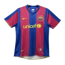 Mens Barcelona Retro Home Jersey 2007/08