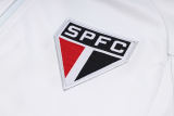 Mens Sao Paulo FC Jacket + Pants Training Suit White 2023/24