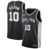 Mens San Antonio Spurs Nike Black 2022/23 Swingman Jersey - Icon Edition