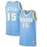 Mens Denver Nuggets Light Blue Mitchell & Ness 2003-04 Hardwood Classics Swingman Jersey
