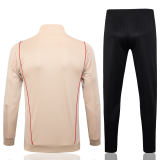 Mens Sao Paulo FC Jacket + Pants Training Suit Beige 2023/24