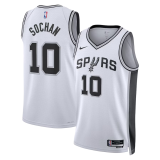 Mens San Antonio Spurs Nike White 2022/23 Swingman Jersey - Association Edition