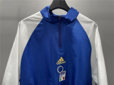 Mens Italy Half-Zip Icon Windrunner Jacket Blue 2023