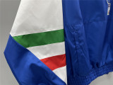 Mens Italy Half-Zip Icon Windrunner Jacket Blue 2023