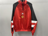 Mens Manchester United Half-Zip Icon Windrunner Jacket Red 2023/24