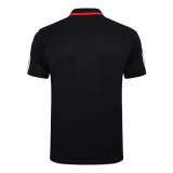 Mens Sao Paulo FC Polo Shirt Black 2023/24