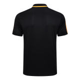 Mens Internacional Polo Shirt Black 2023/24