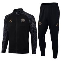 Mens PSG x Jordan Jacket + Pants Training Suit Black II 2023/24