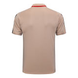 Mens Sao Paulo FC Polo Shirt Khaki 2023/24