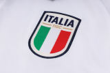 Mens Italy Polo Shirt White 2023