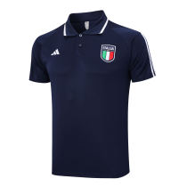 Mens Italy Polo Shirt Navy 2023