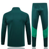 Mens Mexico Jacket + Pants Training Suit Green 2023