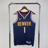 Mens Denver Nuggets Nike Navy 2023/24 Swingman Jersey - Icon Edition