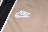 Mens Nike Hoodie Jacket + Pants Training Suit Khaki 2023/24