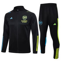 Mens Arsenal Jacket + Pants Training Suit Black 2023/24