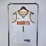 Mens Denver Nuggets Nike White 2023/24 Swingman Jersey - Association Edition