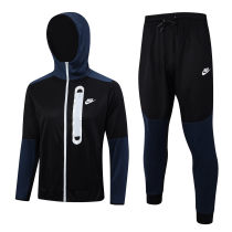 Mens Nike Hoodie Jacket + Pants Training Suit Black 2023/24