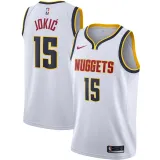 Mens Denver Nuggets Nike White 2023/24 Swingman Jersey - Association Edition