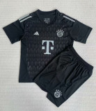 Kids Bayern Munich Goalkeeper Black Jersey 2023/24