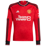Mens Manchester United Home Jersey Long Sleeve 2023/24