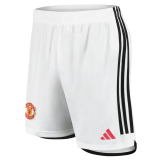 Mens Manchester United Home White Shorts 2023/24