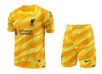 Mens Liverpool Goalkeeper Yellow Suit 2023/24