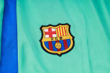 Mens Barcelona Short Training Suit Turquoise Green 2023/24
