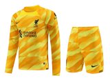 Mens Liverpool Goalkeeper Yellow Suit Long Sleeve 2023/24