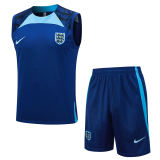 Mens England Singlet Suit Cobalt Blue 2023