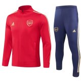 Mens Arsenal Jacket + Pants Training Suit Red 2023/24