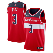 Mens Washington Wizards Nike Red 2023/24 Swingman Jersey - Icon Edition
