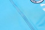 Mens Manchester City Jacket + Pants Training Suit Skye Blue 2023/24