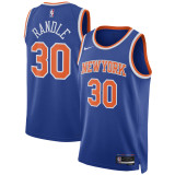 Mens New York Knicks Nike Blue 2023/24 Swingman Jersey - Icon Edition