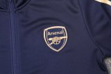Mens Arsenal Jacket + Pants Training Suit Salvia Blue 2023/24