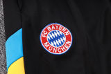 Mens Bayern Munich Training Suit Black - Blue 2023/24