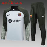 Kids Barcelona Training Suit Light Greenish 2023/24