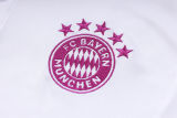 Mens Bayern Munich Polo Shirt White 2023/24