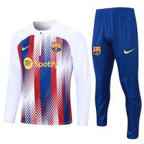 Mens Barcelona Training Suit White 2023/24