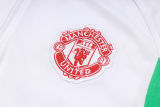 Mens Manchester United Training Suit White - Black 2023/24