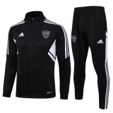 Mens Atletico Mineiro Jacket + Pants Training Suit Black 2023/24