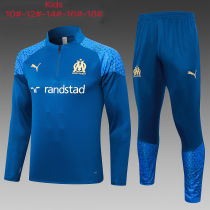 Kids Olympique Marseille Training Suit Blue 2023/24