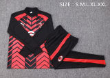 Mens AC Milan Training Suit Red - Black 2023/24