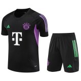Mens Bayern Munich Short Training Suit Black 2023/24