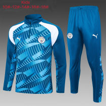 Kids Manchester City Training Suit Blue 2023/24