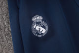 Mens Real Madrid Jacket + Pants Training Suit Royal 2023/24