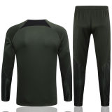 Mens Barcelona Training Suit Dark Green 2023/24