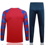 Mens Barcelona Training Suit Red 2023/24