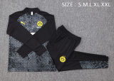 Mens Borussia Dortmund Training Suit Black Pattern 2023/24